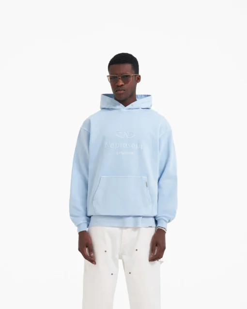 Worldwide Hoodie Sky Blue