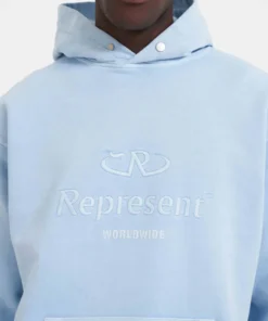 Worldwide Hoodie Sky Blue