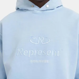 Worldwide Hoodie Sky Blue